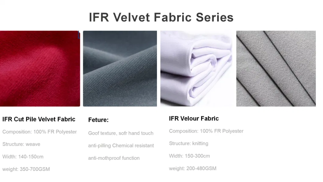 100% Polyester Flame Retardant Elegant Jacquard Fabrics for Home Textile