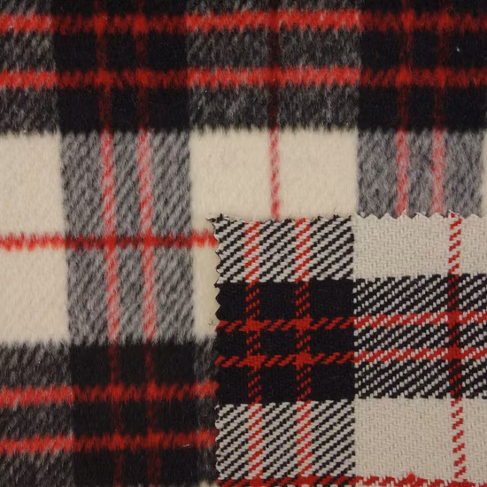 La gaufre minuscule de Spandex de coton de mode de saison d'hiver vérifie le tissu de jacquard de structure